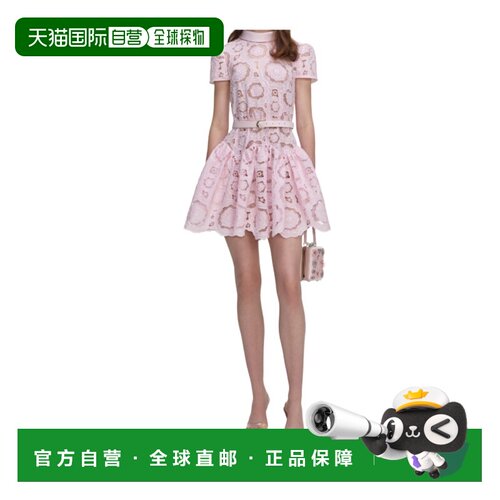 自营 Self-Portrait 碎花蕾丝迷你连衣裙 RS26167S