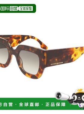 自营Victoria Beckham Acetate Women's Sunglasses - brown 美国