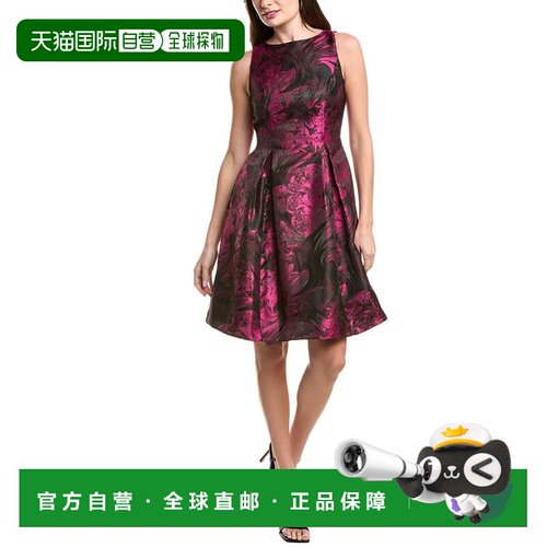 自营Adrianna Papell Jacquard Envelope Short Dress - multi 美