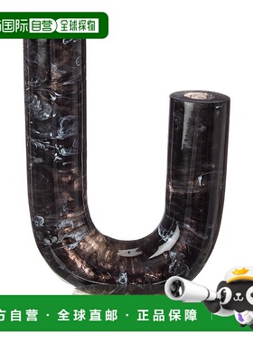 自营Jonathan Adler Mustique Double Tube Vase - black 美国奥