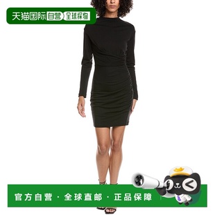 黑色 自营Diane Yuki羊毛混纺迷你连衣裙 Furstenberg 美国奥 von