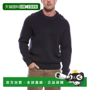 Cashmere Sweater Heavy blue Neck Wool 自营Theory Blend