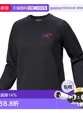 加拿大直邮始祖鸟 Aestas女士户外透气温暖圆领毛衣卫衣新款