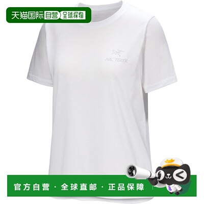 自营 加拿大直发始祖鸟Kragg SL女款棉质徽标圆领纯色短袖T恤衫新
