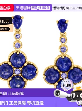 自营Ross-Simons Lapis and . Iolite Drop Earrings in 18kt Gol