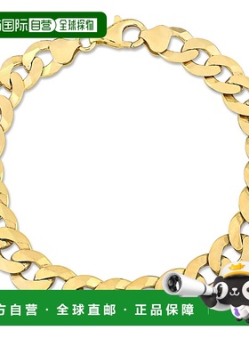 美国直邮Julianna B男士手链18K镀金马衔索链式设计时尚百搭配饰
