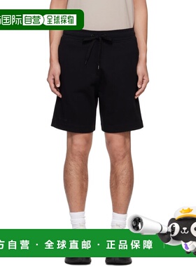 1h可退 香港直邮潮奢 Canada Goose 加拿大鹅 男士 黑色 Huron 短