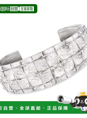 自营Ross-Simons Italian Sterling Silver Square-Pattern Cuff