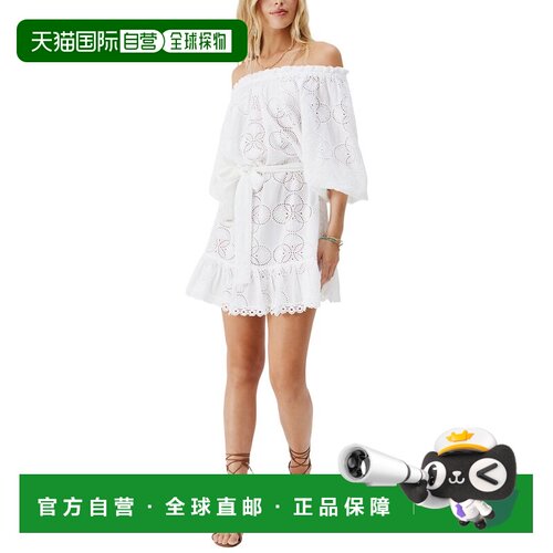 自营Melissa Odabash Avi  Short Dress - white 美国奥莱直发