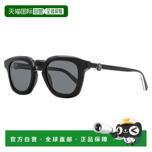 自营Moncler Men's Gradd Sunglasses ML0262 01A Black 50mm - 0