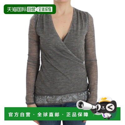 自营Ermanno Scervino Wool Blend Stretch Long Sleeve Women's