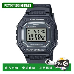 自营Casio Men's Water-Resistant Digital Watch with Gray Band