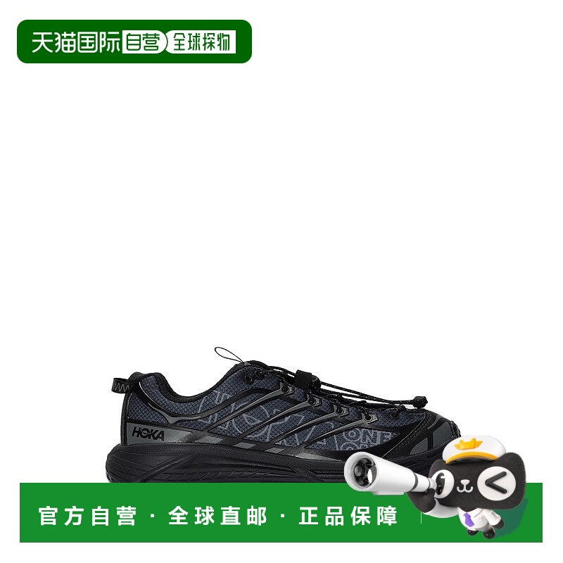自营hokaU Mafate Three2 Wordmark运动鞋-黑色 美国奥莱直发
