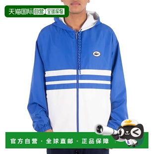 自营 Lacoste拼色连帽防风夹克-多色外套 美国奥莱直发