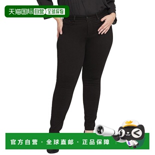 Ami Plus 黑色紧身牛仔裤 黑色 直发美国奥莱 自营 紧身裤 NYDJ