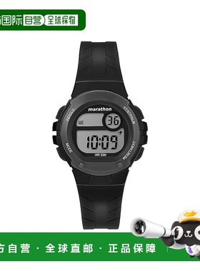 自营 Timex数字中号女士手表-黑色 美国奥莱直发天美时