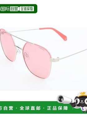 自营 polaroid宝丽来中性款56mm粉红色太阳镜-粉红色 美国奥莱直