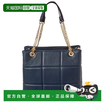 自营Persaman New York Briella Quilted Leather Tote - blue 美