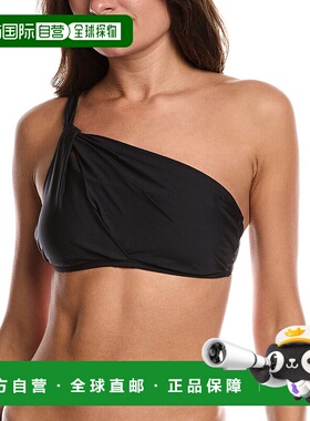 自营 Helen Jon 比基尼上衣 - 黑色 美国奥莱直发性感