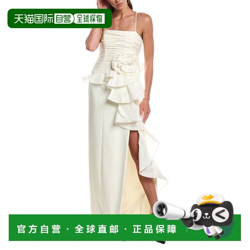自营cinq à sept五到七个Liora礼服-白色 美国奥莱直发