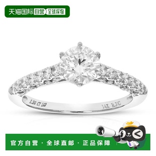 自营vir jewels1.30 cttw Lab Created Diamond Engagement Ring