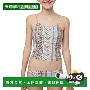 自营Girls O'Neill Coco Tankini 2-Piece Kids 's Blue Pink Str