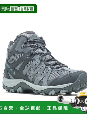 自营 Merrell Accentor 3 Mid J135228女式灰色防水徒步靴HAM279-