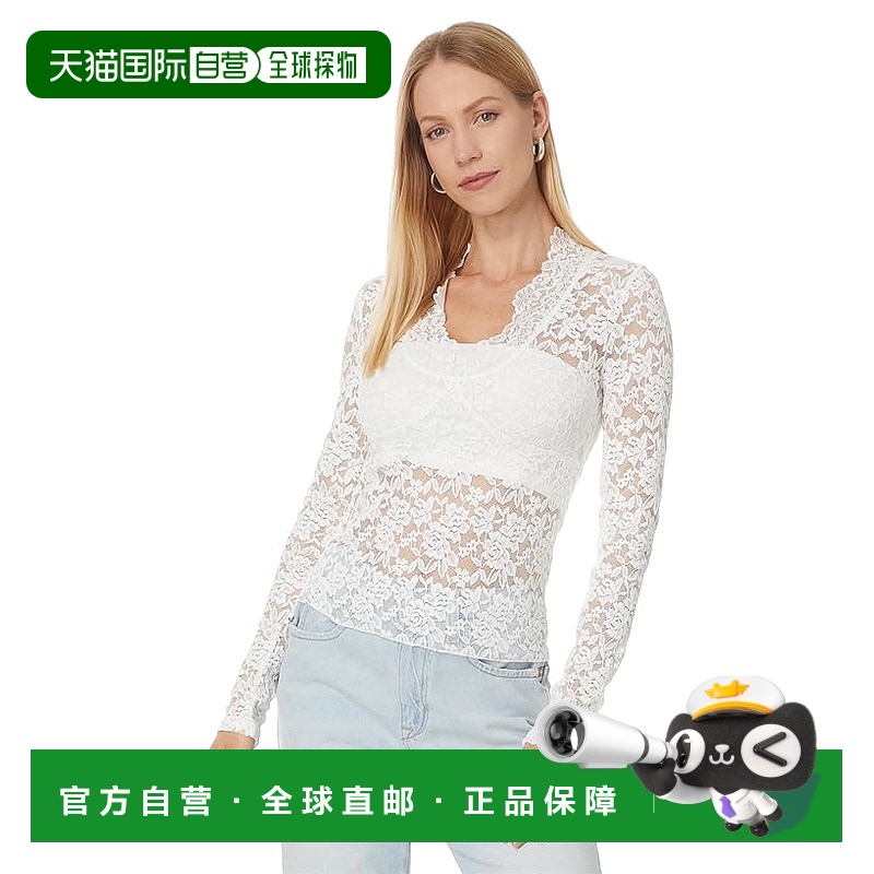1h可退 香港直邮潮奢 Free People 自由人 女士 All Day 蕾丝长袖