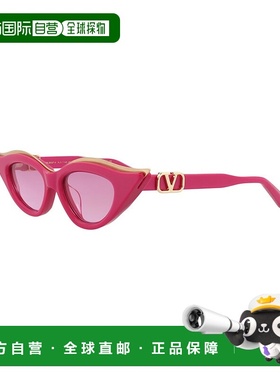 自营 Valentino女式VLS-114D 49毫米太阳镜-粉红色 【美国奥莱】