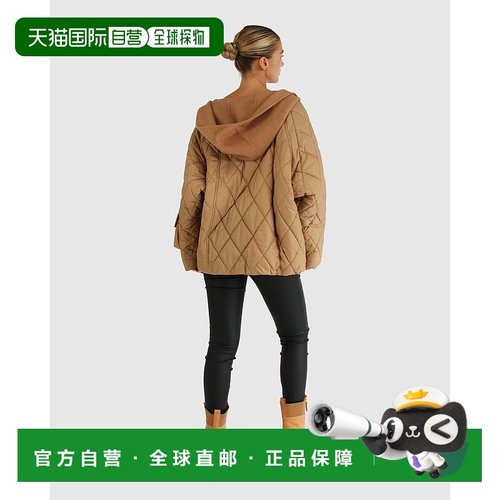 自营belle & bloomOnly You绗缝多功能夹克-驼色 美国奥莱直发