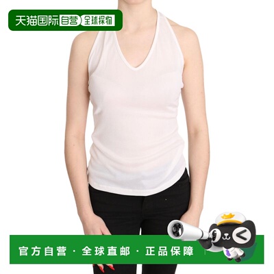 自营GF Ferre Halter Cotton Sleeveless Casual Tank Top Women'
