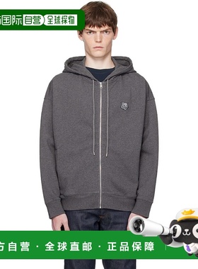 1h可退 香港直邮潮奢 MAISON KITSUNE 男士 灰色 Bold Fox Head P