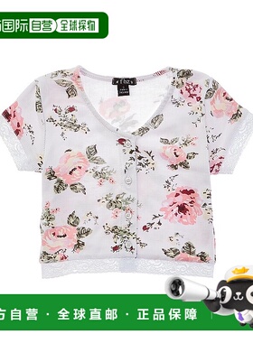 自营 Flowers by Zoe Rib 2x2 针织上衣 - 白色 美国奥莱直发