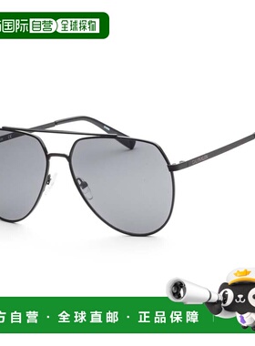 自营Calvin Klein Men's 59mm Black Sunglasses - black 美国奥