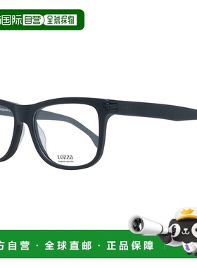 自营 lozzazza 男士光学男士镜框 - 黑色 美国奥莱直发椭圆
