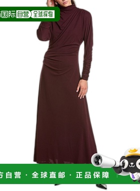 自营Nicholas Cora 漏斗领 Dolman Ls 中长连衣裙 - 紫色 美国奥