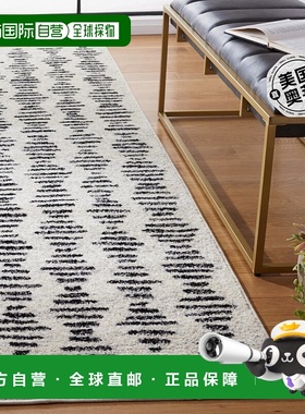 自营Safavieh Tulum 系列 TUL644A - 象牙色 / 黑色 【美国奥莱】