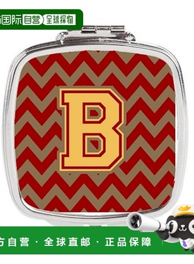 自营 Carolines Treasures CJ1048-BSCM 字母 B 雪佛龙石榴正品