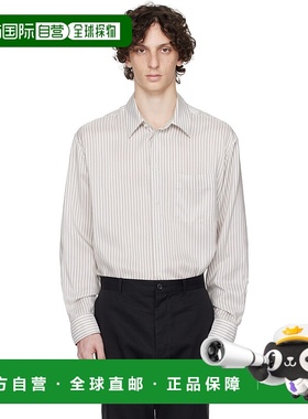 1h可退 香港直邮潮奢 The Row 男士 白色 & 灰色 Feme 衬衫 944W3