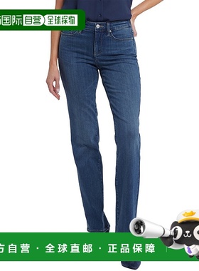自营NYDJ Marilyn Valencia Surf Straight Leg Jean - blue 美国