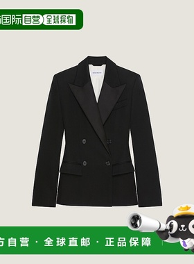 1h可退 香港直邮潮奢 Givenchy 纪梵希 女士 黑色 Double Breaste