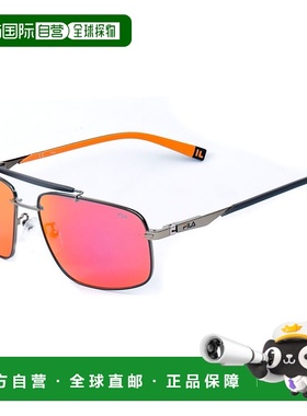 自营Fila Metal Men's Sunglasses - Gray 太阳镜美国直发奥莱