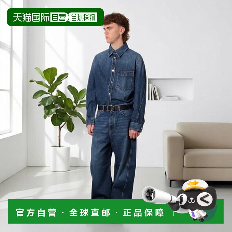 香港直邮Givenchy/纪梵希 男装牛仔裤 直筒裤BM51MN516L