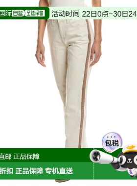 自营L'AGENCE Jones Ultra High-Rise Stovepipe Pant - brown 美