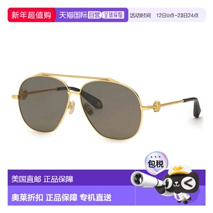 自营Roberto Cavalli Sunglasses Aviator Full Rim, Yellow Gold