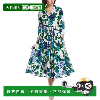自营Samantha Sung Aster Midi Dress - white 美国奥莱直发