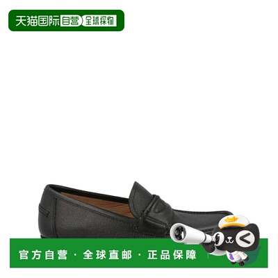 自营salvatore ferragamoLanzarote Penny Loafers - black 美国