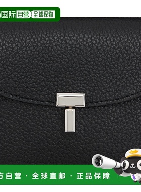 1h可退 香港直邮潮奢 TOTÊME 女士 黑色 T-Lock Grained-Leather