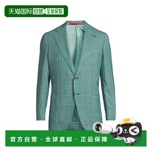 男士 isaia 夹克衫 单排扣长袖 百搭潮流舒 1h可退 时尚 美国直邮