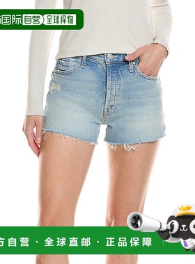 自营MOTHER The Dodger Denim Short - blue 美国奥莱直发短裤